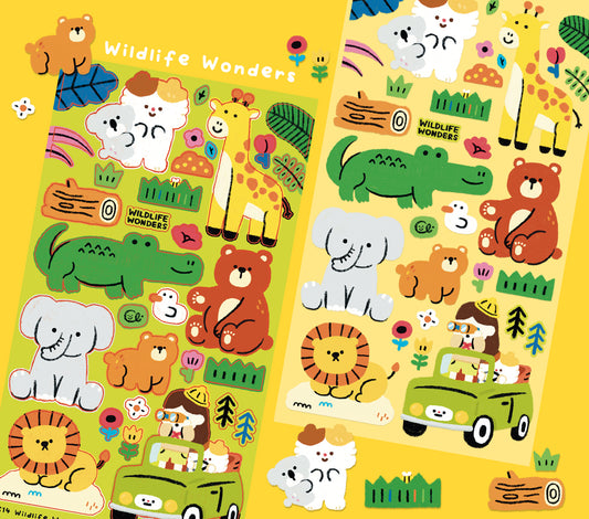 Wildlife Wonders Sticker Sheet [PATREON]